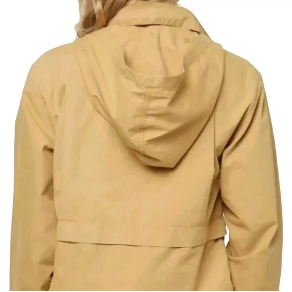 O’Neill Women’s Mustard Yellow Voyage Hooded Utility Zip Front Jacket Large - Picture 2 of 12